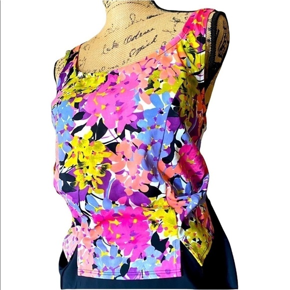 Swimsuit TANKINI One-Piece Swimsuit Size EU 40 US 10 - Picture 3 of 9